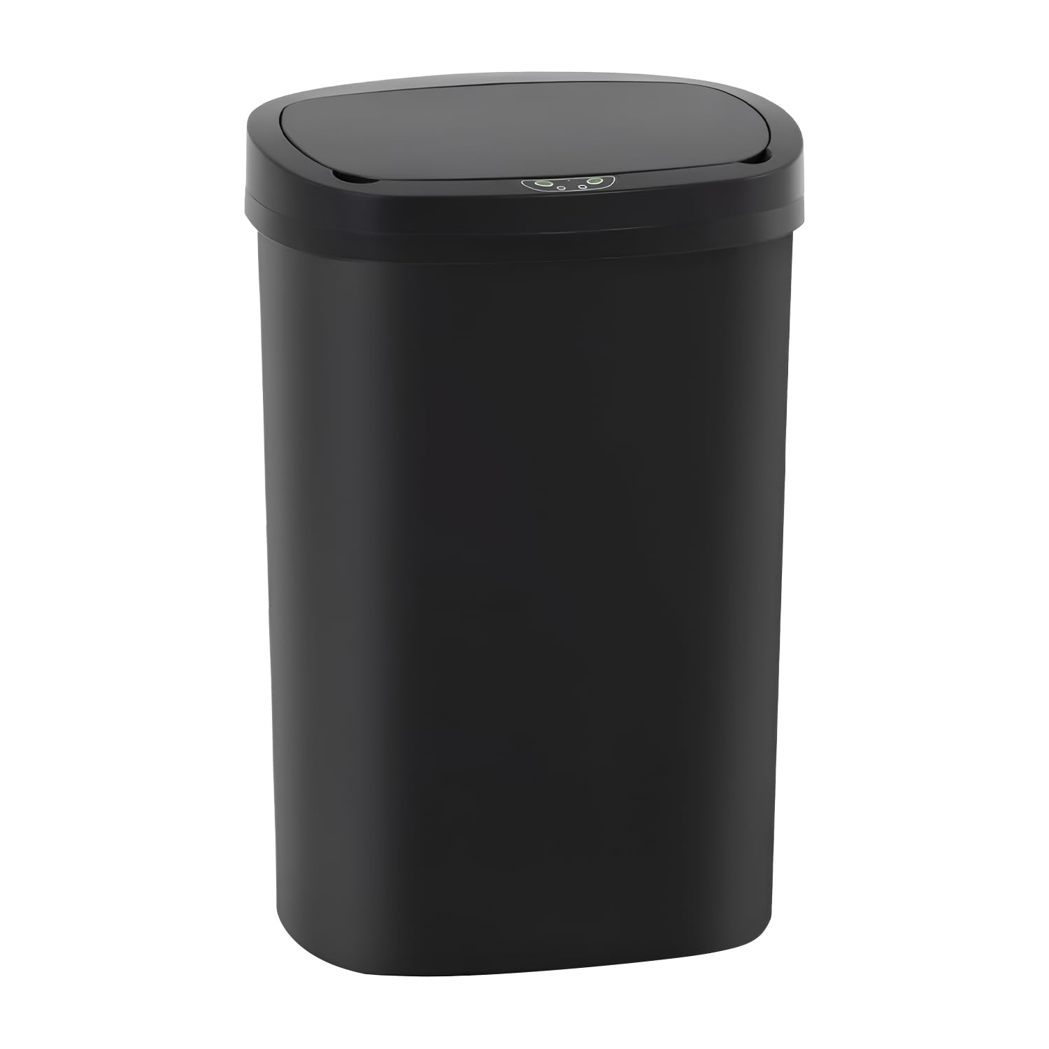 BestOffice | 13 Gallon Trash Can with Lid | Automatic Touchless Garbage Can | Odor Control | Modern Oval Design | Easy to Clean | Stainless Steel | Fits Any Kitchen, Bathroom, Office or Home