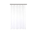 Barossa Design Waterproof Fabric Shower Curtain or Liner Microfiber - Soft Cloth & Hotel Quality, Machine Washable White Shower Curtain Liner for Bath Tub, 72x72 Inches
