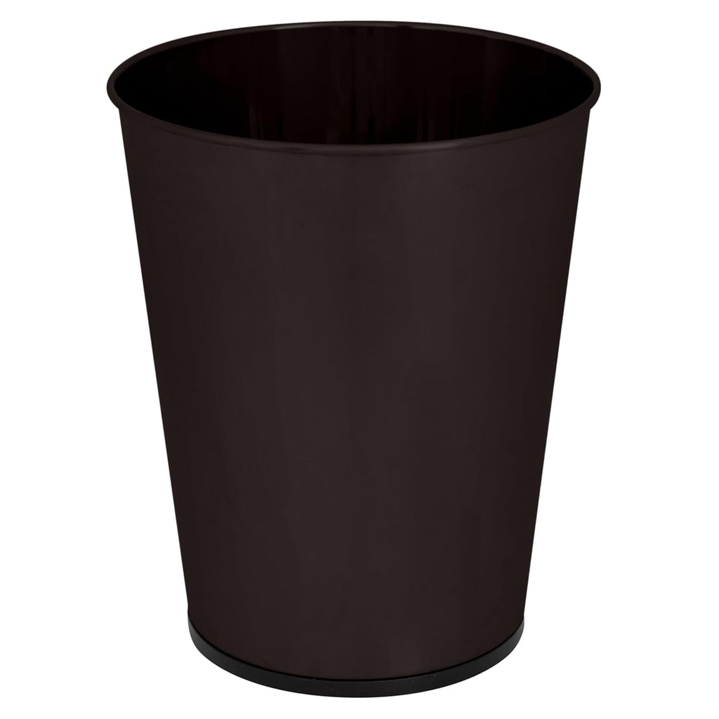 Bath Bliss 5 Liter Small Wastebasket, Stainless Steel | Compact Round Open Top Trash Can | Durable Bathroom Bedroom Dorm Office Garbage Bin | Stylish Space-Saving Waste Disposal Container