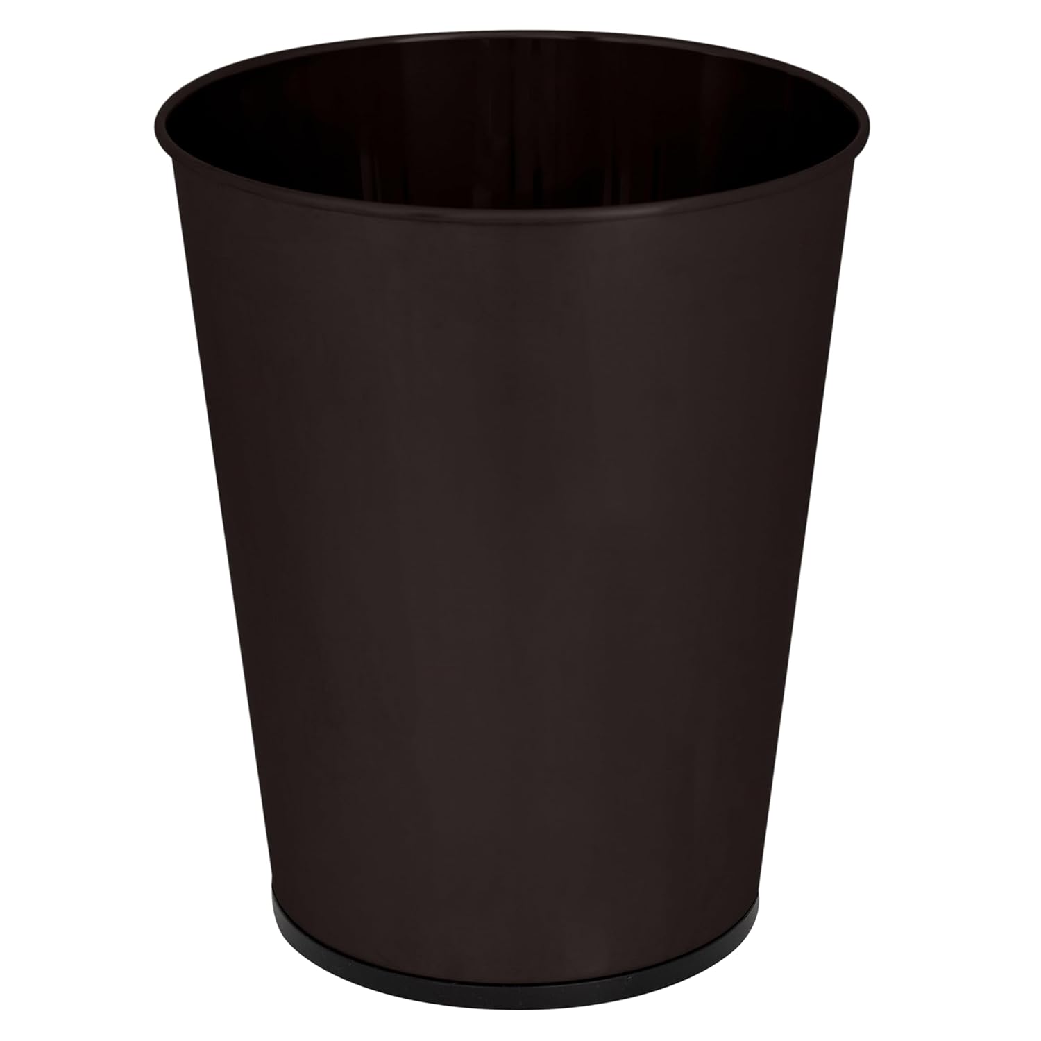 Bath Bliss 5 Liter Small Wastebasket, Stainless Steel | Compact Round Open Top Trash Can | Durable Bathroom Bedroom Dorm Office Garbage Bin | Stylish Space-Saving Waste Disposal Container