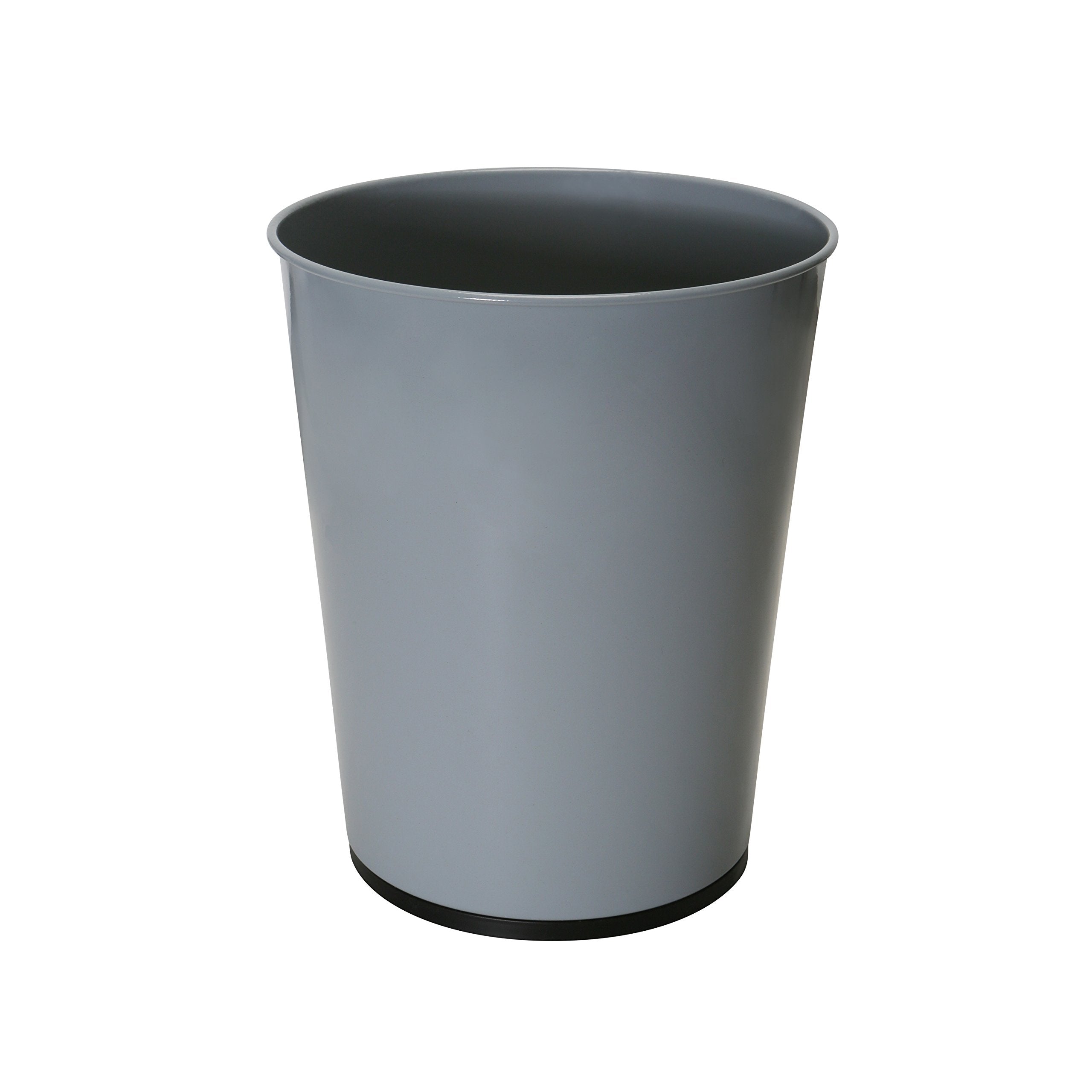 Bath Bliss 5 Liter Small Wastebasket, Stainless Steel | Compact Round Open Top Trash Can | Durable Bathroom Bedroom Dorm Office Garbage Bin | Stylish Space-Saving Waste Disposal Container