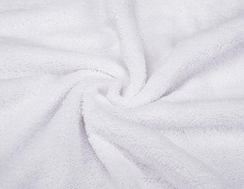 American Soft Linen Luxury 6 Piece Towel Set, 2 Bath Towels 2 Hand Towel 2 Washcloths, 600 GSM 100% Cotton Turkish Towels for Bathroom, White Towel Sets