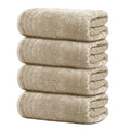 Tens Towels Pack of 4 Extra Large Bath Towels 30 x 60 Inches, 100% Cotton, Larger & Lighter Weight, Quicker to Dry, Super Soft and Absorbent, Perfect for Bathroom, Dark Grey